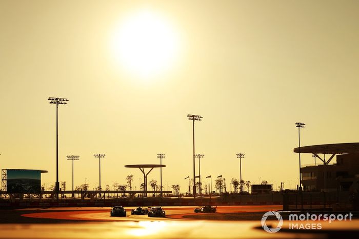 #77 Proton Competition Ford Mustang LMGT3: Ryan Hardwick, Zacharie Robichon, Ben Barker, #46 Team WRT BMW M4 LMGT3: Ahmad Al Harthy, Valentino Rossi, Maxime Martin