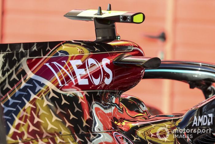 El coche de Valtteri Bottas, Mercedes F1 W11