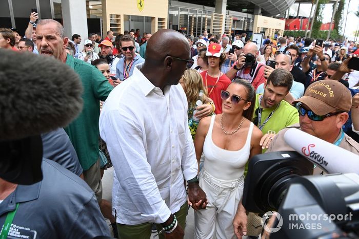 La ex estrella de la NBA Michael Jordan