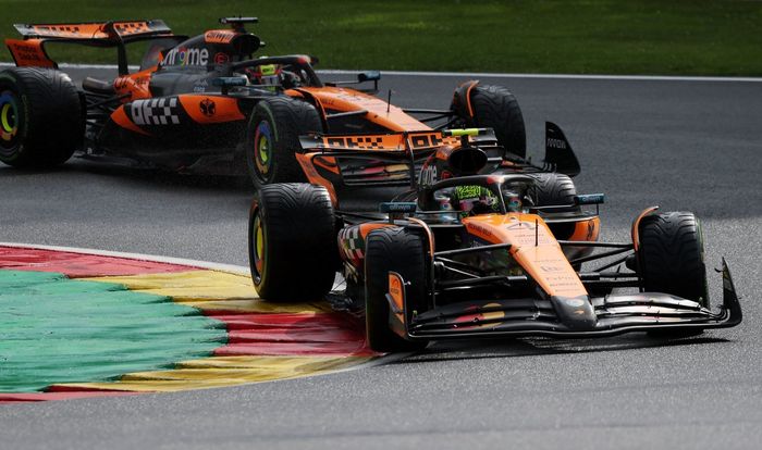 Lando Norris, McLaren, Oscar Piastri