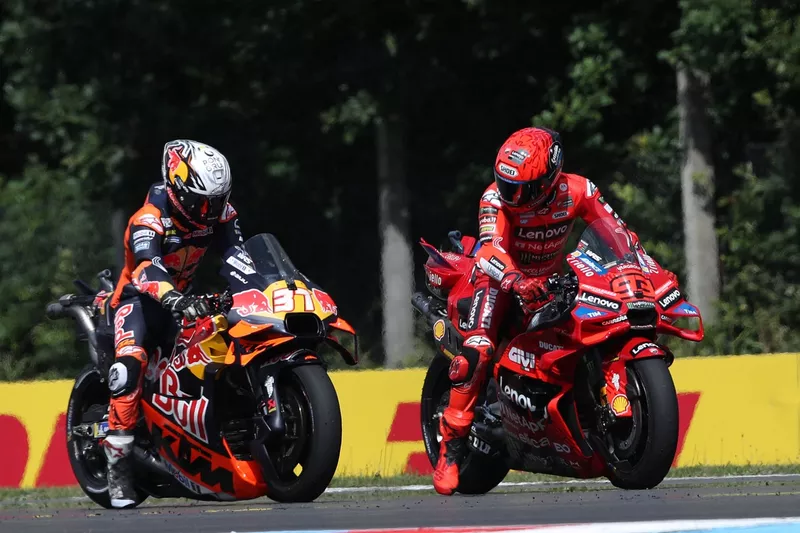 Pedro Acosta, Red Bull KTM Factory Racing, Marc Marquez, Ducati Team