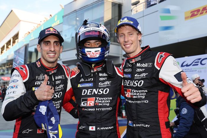 Ganadores #8 Toyota Gazoo Racing Toyota GR010 - Hybrid: Sébastien Buemi, Brendon Hartley, Ryo Hirakawa