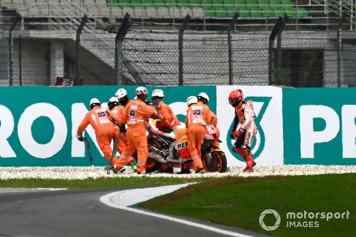 Caída de Marc Marquez, Repsol Honda Team