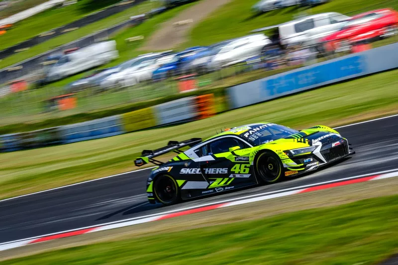 #46 Team WRT Audi R8 LMS evo II: Valentino Rossi, Frédéric Vervisch