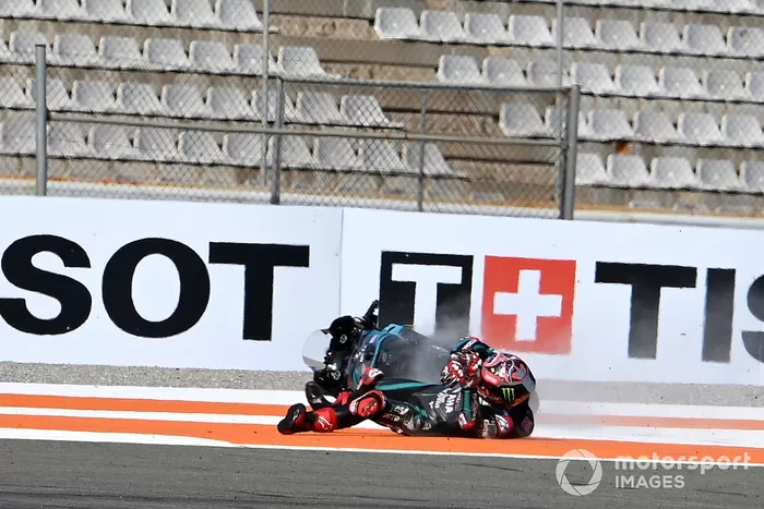 Caída de Fabio Quartararo, Petronas Yamaha SRT 