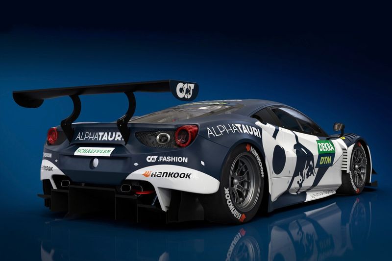 AF Corse Alpha Tauri design for Alex Albon and Nick Cassidy