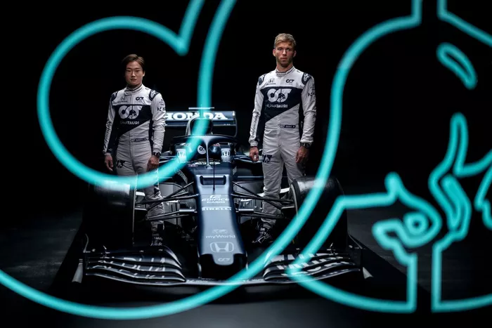 Pierre Gasly y Yuki Tsunoda, Alpha Tauri
