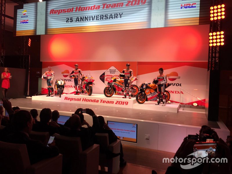 Мік Дуен, Марк Маркес, Хорхе Лоренсо, Алекс Крівілл, Honda HRC