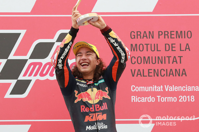 Podyum: Yarış galibi Can Öncu, Red Bull KTM Ajo