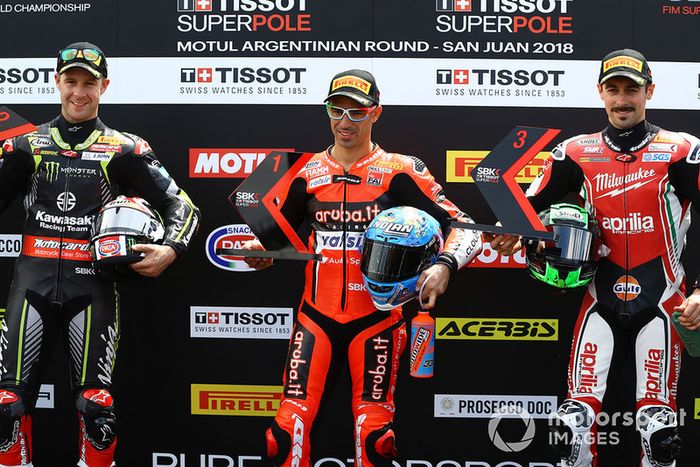 Superpole: segundo Jonathan Rea, polesitter Marco Melandri, tercero Eugene Laverty