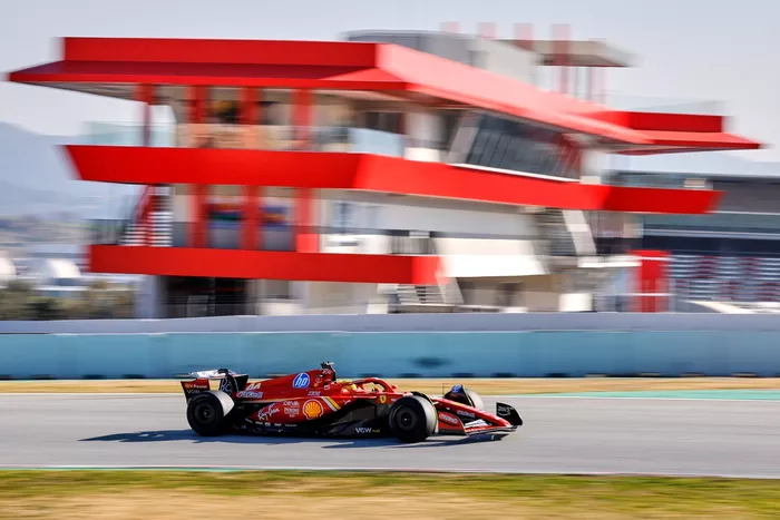 Lewis Hamilton, Ferrari SF-24 during Pirelli test