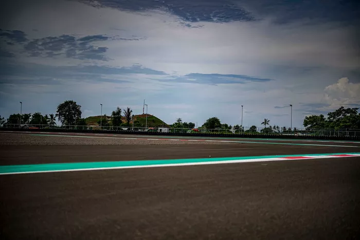 Aspectos de la pista de Mandalika