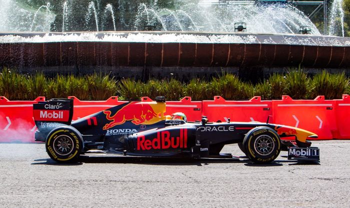 Sergio Pérez. Red Bull ShowRun CDMX