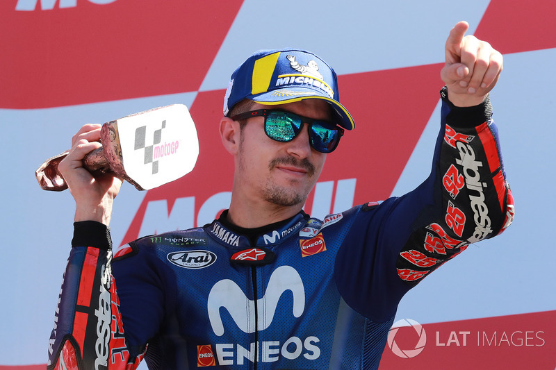 Podio: Maverick Viñales, Yamaha Factory Racing
