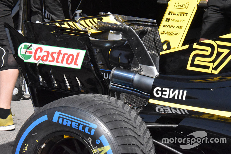 Renault Sport F1 Team R.S. 18 arka kanat detay