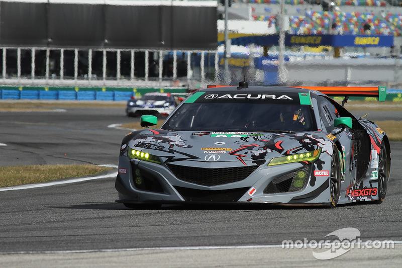 35.- #86 Michael Shank Racing Acura NSX, GTD: Katherine Legge, Alvaro Parente, Trent Hindman, A.J. Allmendinger