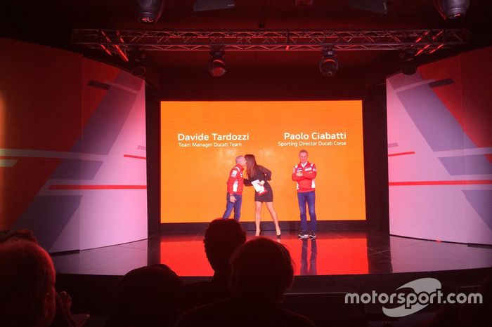 Davide Tardozzi, Team Manager Ducati e Paolo Ciabatti, Director Deportivo Ducati