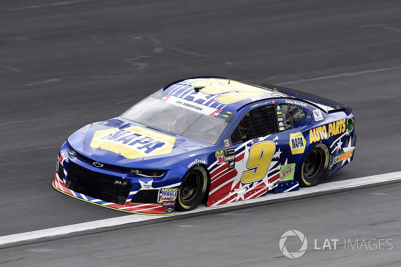 22. Chase Elliott, Hendrick Motorsports, Chevrolet Camaro NAPA AUTO PARTS Patriotic