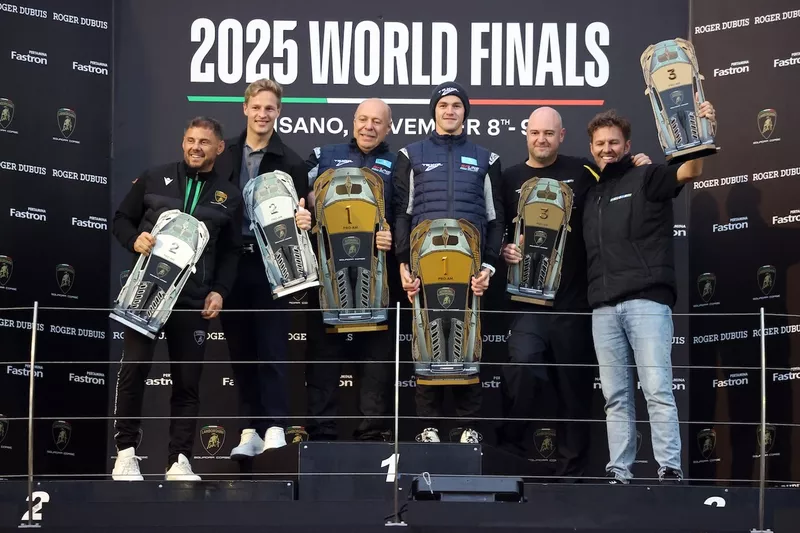 La premiazione delle Lamborghini World Finals 2025