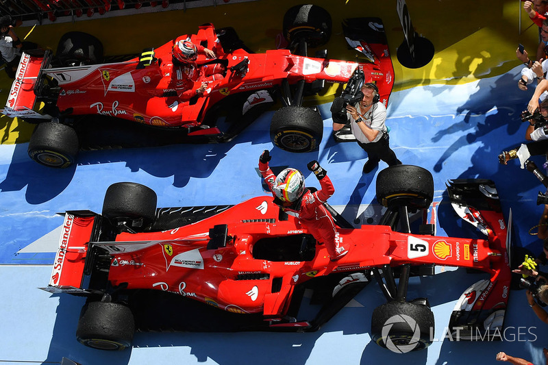 Переможець Себастьян Феттель, Ferrari