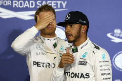 Polesitter Lewis Hamilton, Mercedes AMG F1 Team, 2. Nico Rosberg, Mercedes AMG F1 Team