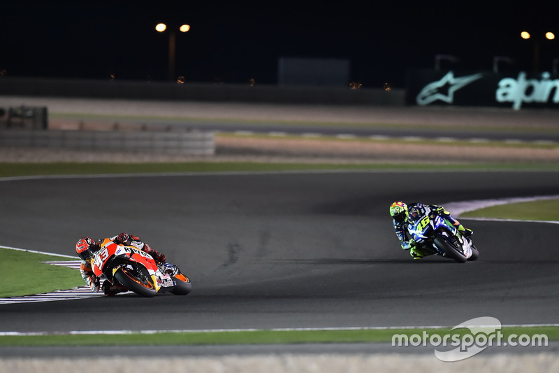 Marc Marquez, Repsol Honda Team, Honda en Valentino Rossi, Movistar Yamaha MotoGP, Yamaha