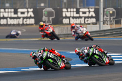 Tom Sykes, Kawasaki Racing Team e Jonathan Rea, Kawasaki Racing Team