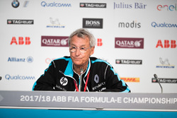 Jean-Paul Driot, Renault eDams, nella conferenza stampa del venerdì