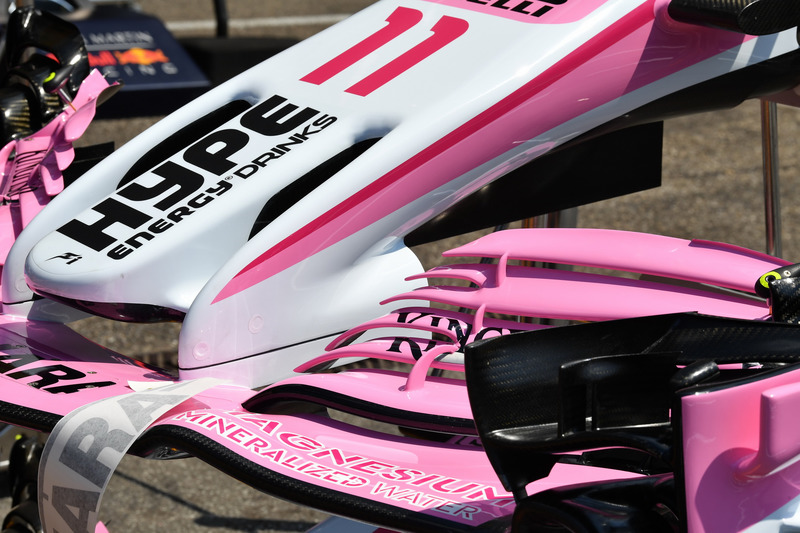 Force India VJM11 front wing detail