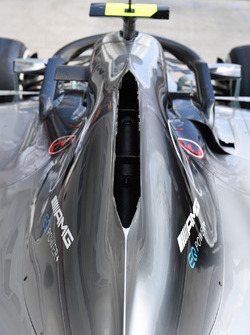 Le capot moteur de la Mercedes-AMG F1 W09