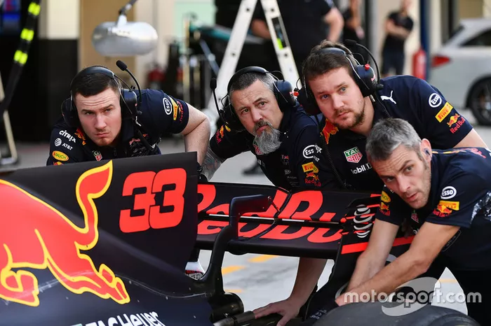 Mecánicos de Red Bull Racing