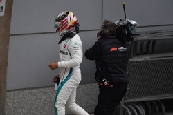 Lewis Hamilton, Mercedes-AMG F1 in parc ferme