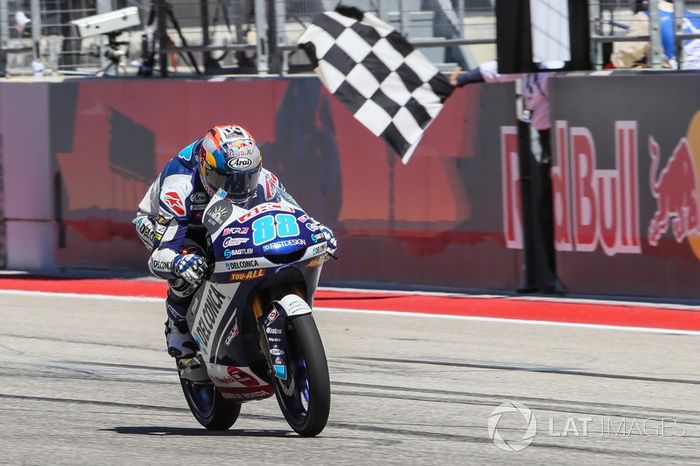 Race winner Jorge Martin, Del Conca Gresini Racing Moto3