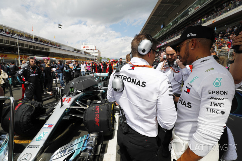 A rajt előtti pillanatok Barcelonából - F1 2018