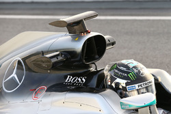 Nico Rosberg, Mercedes AMG F1 W07, l'air box