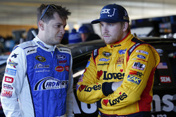 Landon Cassill, Front Row Motorsports, Ford; Chris Buescher, Front Row Motorsports, Ford