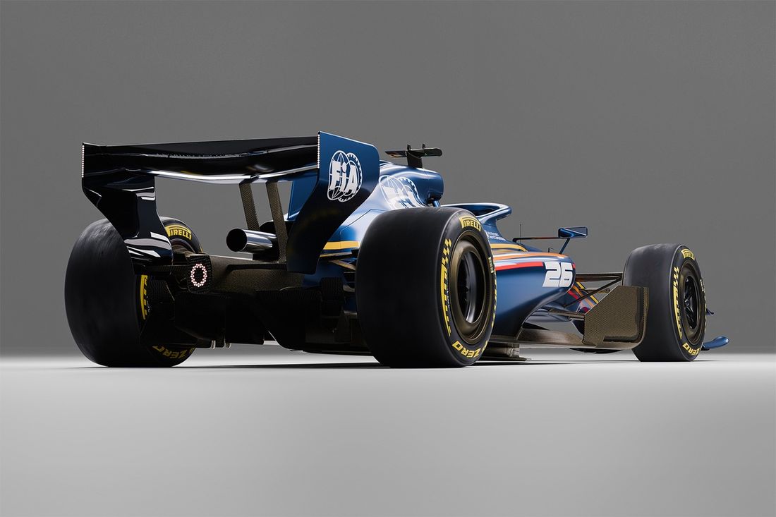 Render bolidu FIA F1 na rok 2026