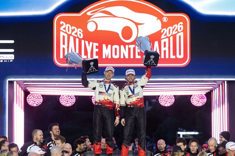 Oliver Solberg, Elliott Edmondson, Toyota Gazoo Racing WRT Toyota GR Yaris Rally1