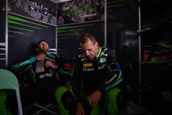 #8 Bolliger Team Switzerland, Kawasaki: Horst Saiger, Roman Stamm, Michael Savary