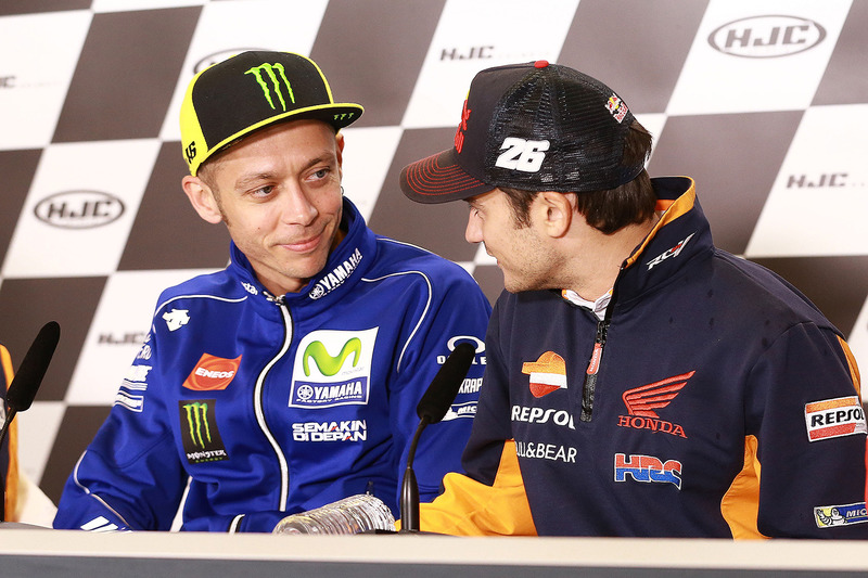 Valentino Rossi, Yamaha Factory Racing, Dani Pedrosa, Repsol Honda Team