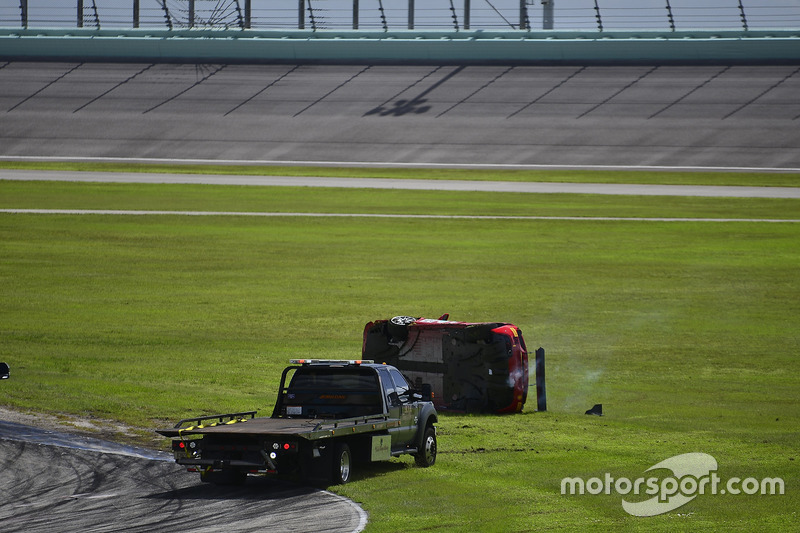 Unfall: #124 Ferrari of Long Island Ferrari 488 Challenge: Jerome Jacalone