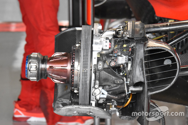 Ferrari SF70h, dettaglio del freno