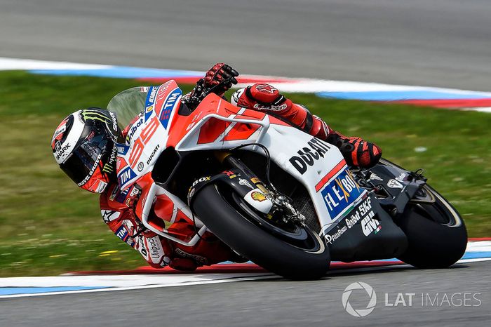 Jorge Lorenzo, Ducati Team con el nuevo carenado