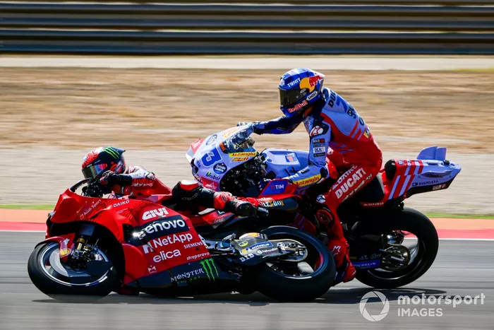 Francesco Bagnaia, Ducati Team, Alex Marquez, acidente na Gresini Racing