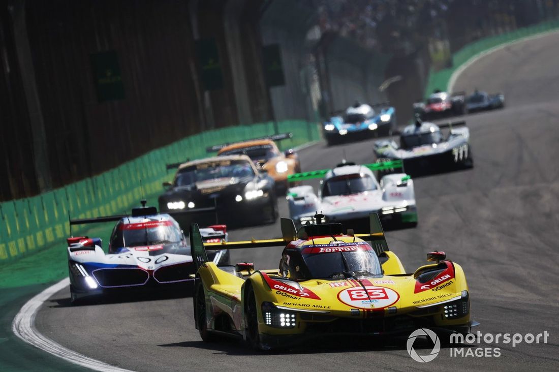 #83 AF Corse Ferrari 499P: Robert Kubica, Robert Shwartzman, Yifei Ye