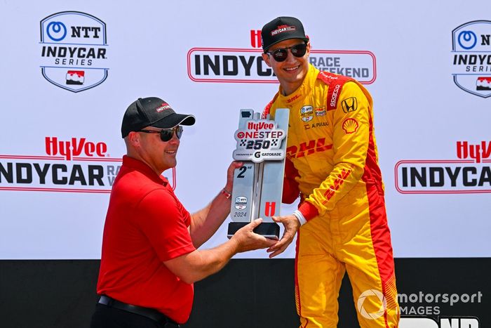 Alex Palou, Chip Ganassi Racing Honda podio 2º puesto