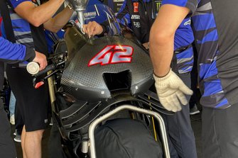 Yamaha YZR-M1 dirancang oleh Alex Rins, Tim Balap Pabrik Yamaha 
