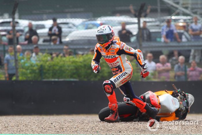 Marc Márquez, caída del Repsol Honda Team