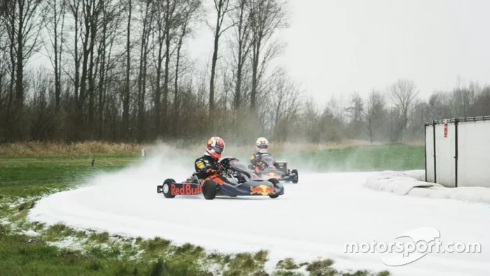 Max Verstappen y Pierre Gasly, Red Bull Racing