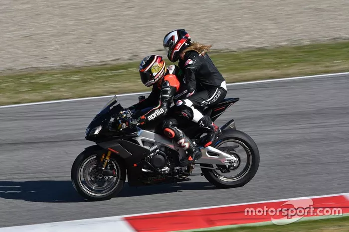 Max Biaggi y Vera Spadini